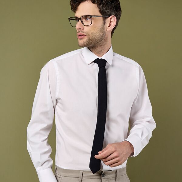 Kustom Kit Long Sleeve Tailored Business Shirt Thumbnail