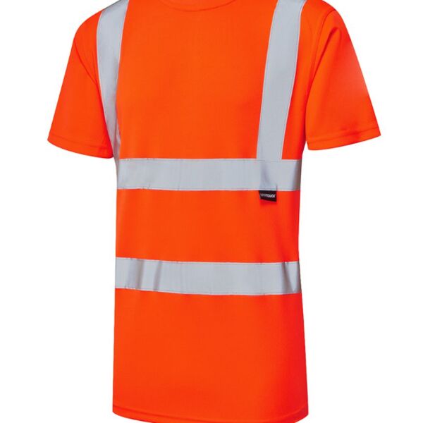 39T81 - Hi Vis Orange Bird Eye T-Shirt Thumbnail